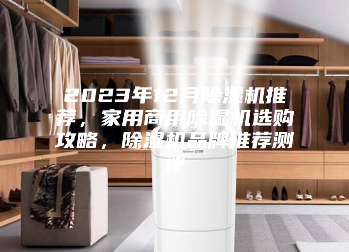 2023年12月除濕機推薦，家用商用除濕機選購攻略，除濕機品牌推薦測評