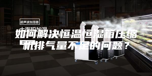 如何解決恒溫恒濕箱壓縮機(jī)排氣量不足的問(wèn)題？